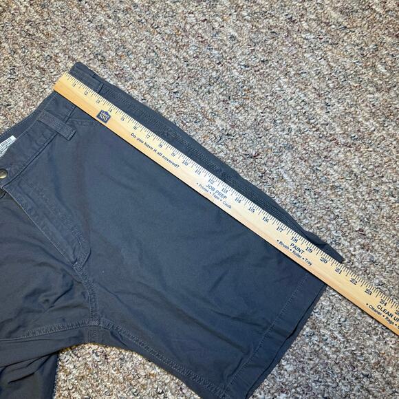 Carhartt Rugged Flex Short 36 Gray Relaxed Fit Canvas Utility Work 9'' Inseam - Picture 6 of 7